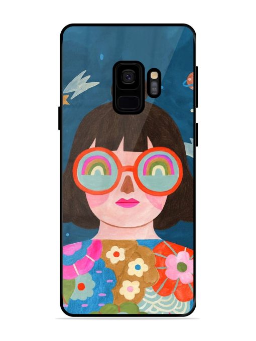 Dreamscape Vision Glossy Soft Edge Case for Samsung Galaxy S9 Chachhi