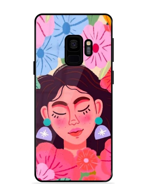 Blooming Serenity Glossy Soft Edge Case for Samsung Galaxy S9 Chachhi