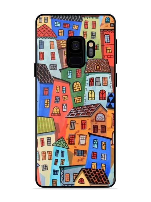 Rainbow House Glossy Soft Edge Case for Samsung Galaxy S9 Chachhi