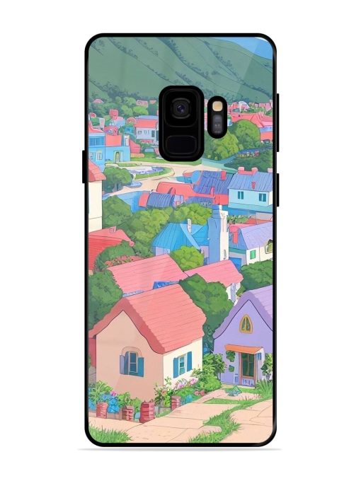 Pastel Paradise Glossy Soft Edge Case for Samsung Galaxy S9 Chachhi