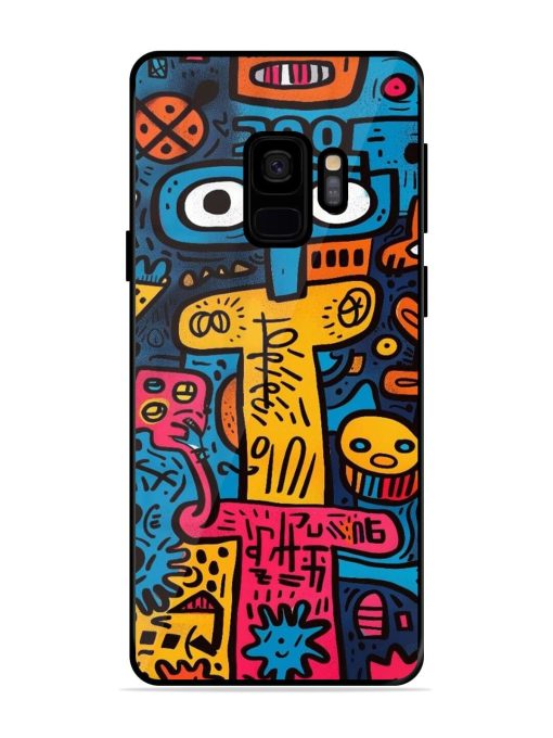 Doodletopia Glossy Soft Edge Case for Samsung Galaxy S9 Chachhi