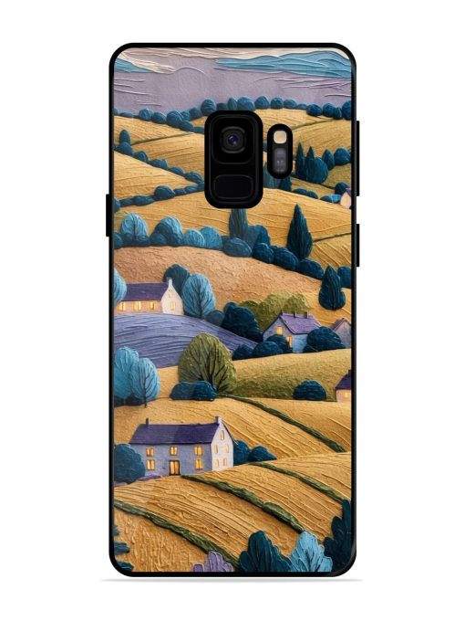 Rolling Hilltop Haven Glossy Soft Edge Case for Samsung Galaxy S9 Chachhi