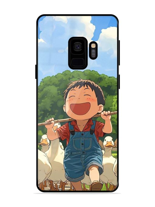 Duck Parade Glossy Soft Edge Case for Samsung Galaxy S9 Chachhi