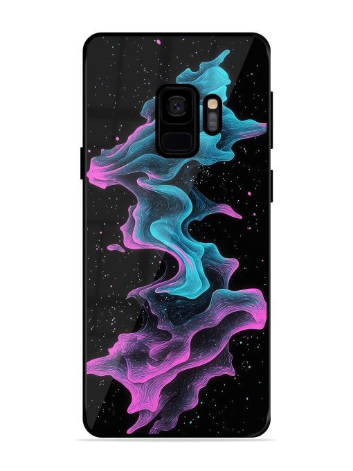 Cosmic Currents Glossy Soft Edge Case for Samsung Galaxy S9 Chachhi