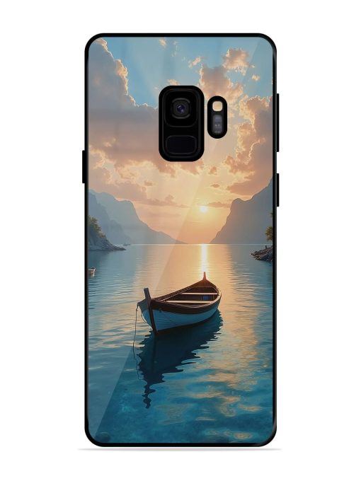 Serene Sunset Glossy Soft Edge Case for Samsung Galaxy S9 Chachhi