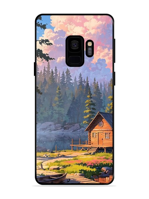 Lakeside Serenity Glossy Soft Edge Case for Samsung Galaxy S9 Chachhi