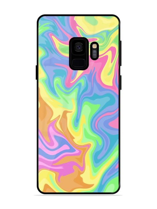 Whimsical Swirl Glossy Soft Edge Case for Samsung Galaxy S9 Chachhi