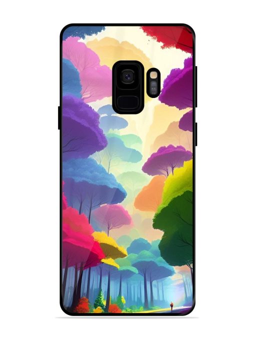 Rainbow Road Glossy Soft Edge Case for Samsung Galaxy S9 Chachhi