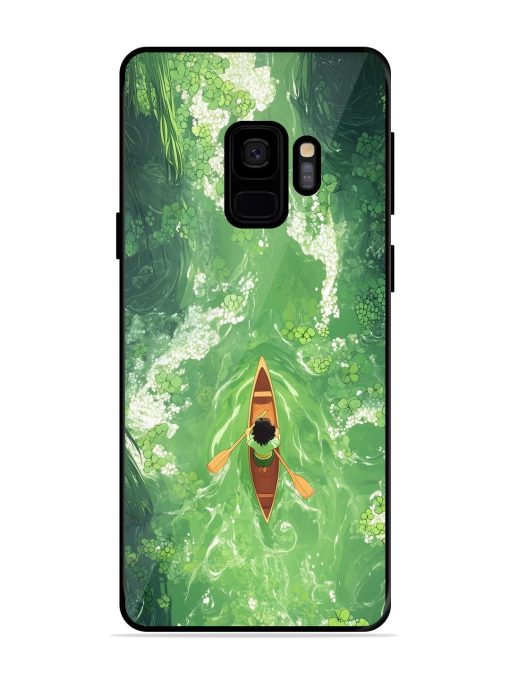 Solitude On The River Glossy Soft Edge Case for Samsung Galaxy S9