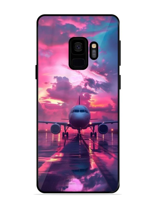 Neon Runway Glossy Soft Edge Case for Samsung Galaxy S9 Chachhi