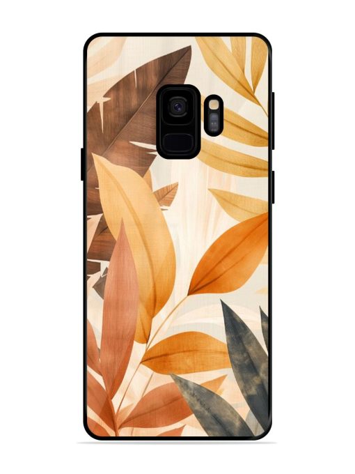 Earthy Elegance Glossy Soft Edge Case for Samsung Galaxy S9 Chachhi