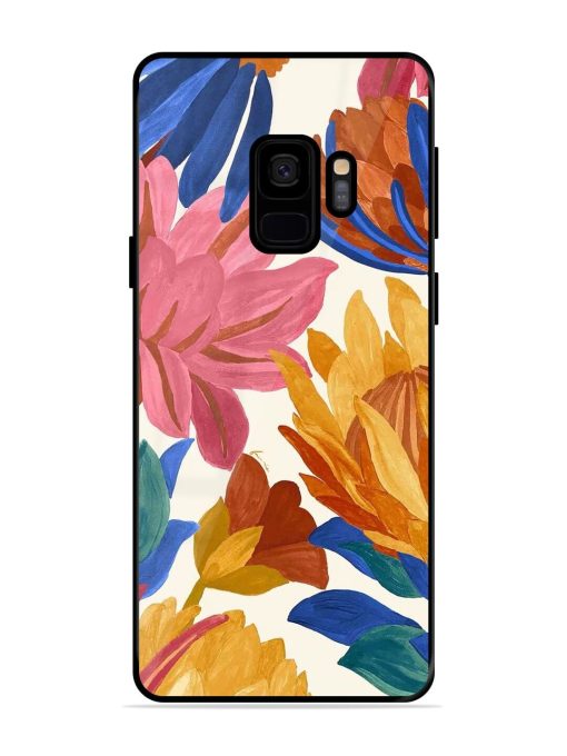 Blooming Tapestry Glossy Soft Edge Case for Samsung Galaxy S9 Chachhi