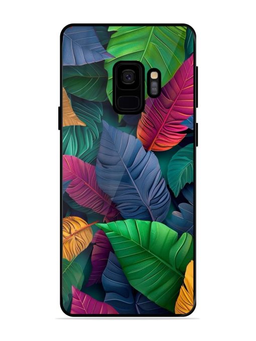 Tropical Tapestry Glossy Soft Edge Case for Samsung Galaxy S9 Chachhi