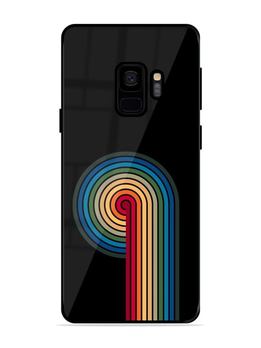 Rainbow Ripple Glossy Soft Edge Case for Samsung Galaxy S9 Chachhi