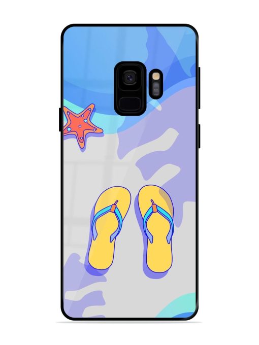 Sandy Toes And Salty Seas Glossy Soft Edge Case for Samsung Galaxy S9 Chachhi