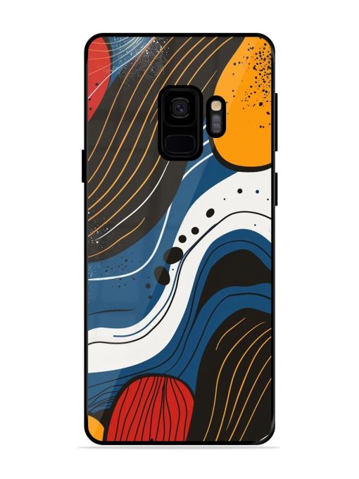 Abstract Expression Glossy Soft Edge Case for Samsung Galaxy S9 Chachhi