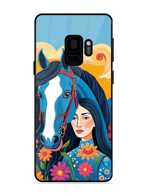 Equine Enchantment Glossy Soft Edge Case for Samsung Galaxy S9 Chachhi