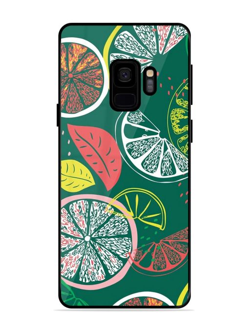 Citrus Symphony Glossy Soft Edge Case for Samsung Galaxy S9 Chachhi