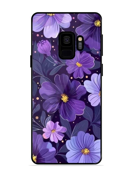 Purple Paradise Glossy Soft Edge Case for Samsung Galaxy S9 Chachhi