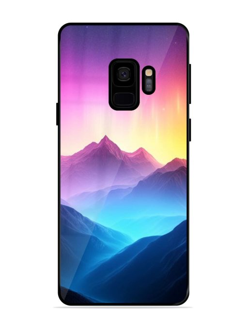 Cosmic Mountains Glossy Soft Edge Case for Samsung Galaxy S9 Chachhi