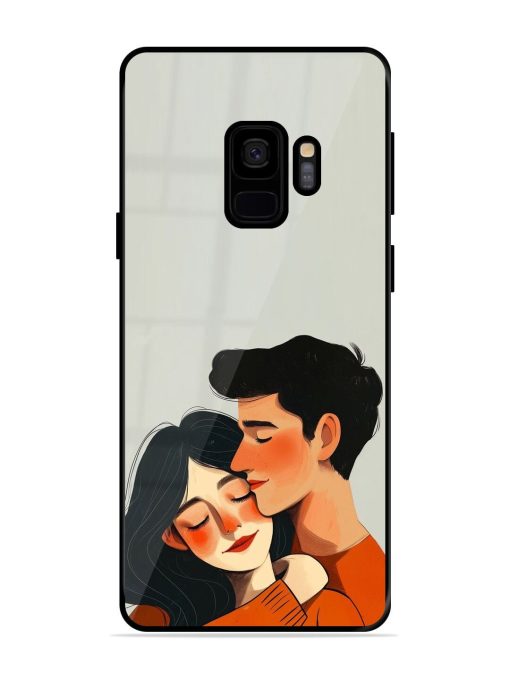 Craft Couples Glossy Soft Edge Case for Samsung Galaxy S9 Chachhi