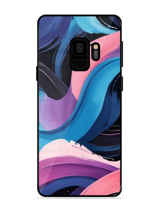 Whimsical Waves Glossy Soft Edge Case for Samsung Galaxy S9 Chachhi