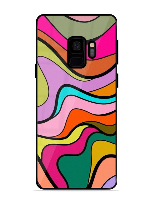 Wavy Wonder Glossy Soft Edge Case for Samsung Galaxy S9 Chachhi