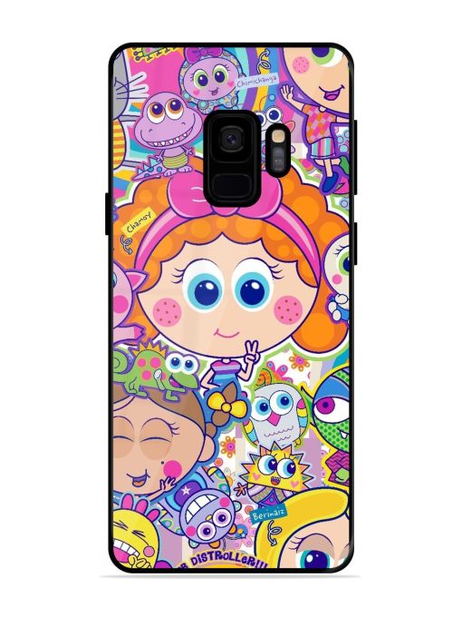 Distroller Friends Glossy Soft Edge Case for Samsung Galaxy S9 Chachhi