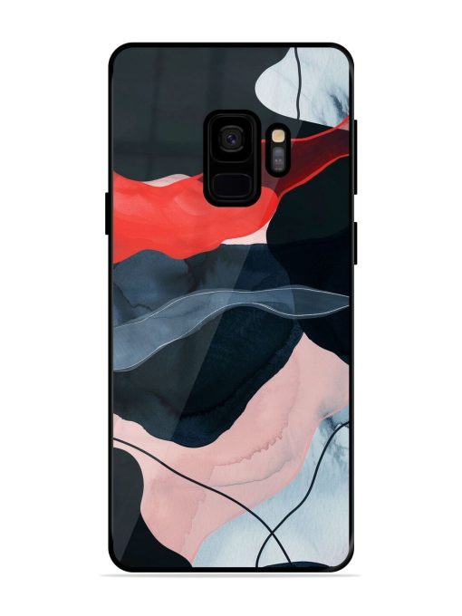 Dark Currents Glossy Soft Edge Case for Samsung Galaxy S9 Chachhi