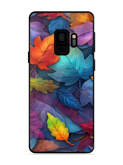 Autumn'S Embrace Glossy Soft Edge Case for Samsung Galaxy S9 Chachhi