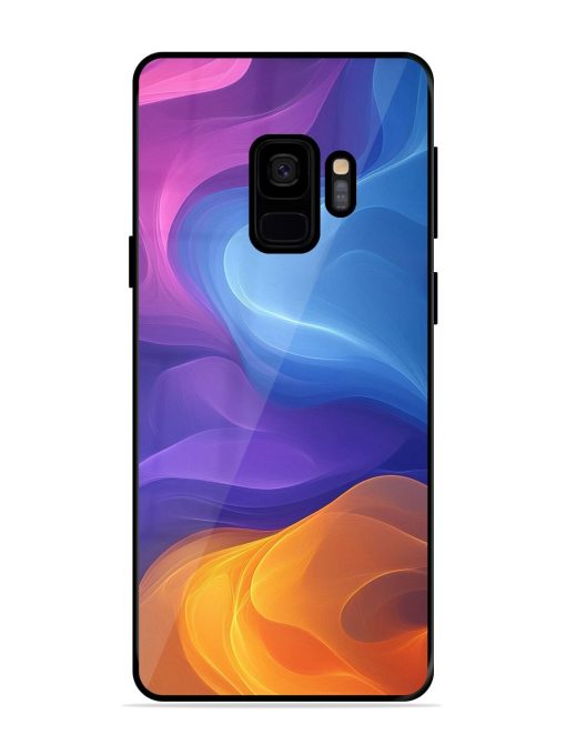 Cosmic Currents Glossy Soft Edge Case for Samsung Galaxy S9 Chachhi