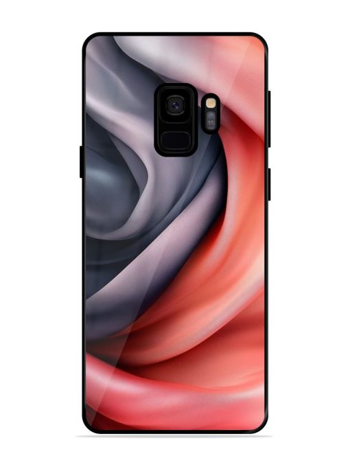 Swirling Silk Glossy Soft Edge Case for Samsung Galaxy S9 Chachhi