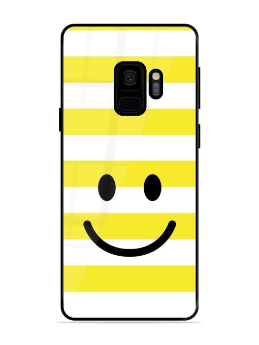 Smiling Stripes Glossy Soft Edge Case for Samsung Galaxy S9 Chachhi