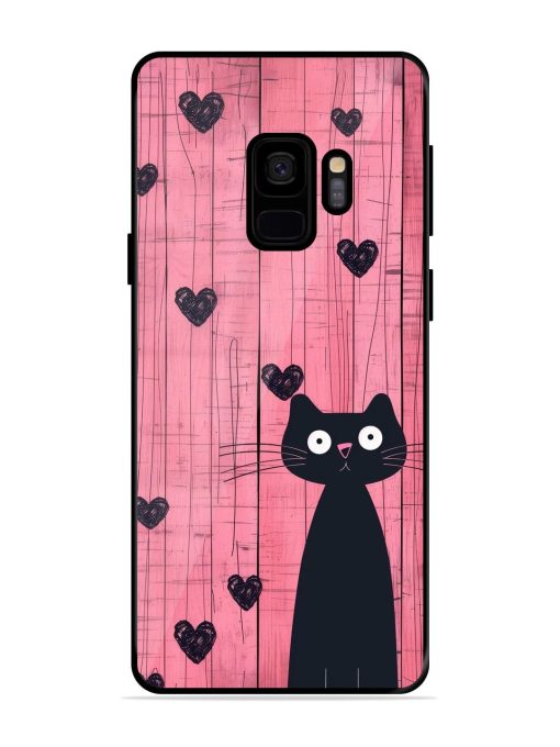 Feline Valentine'S Day Glossy Soft Edge Case for Samsung Galaxy S9 Chachhi