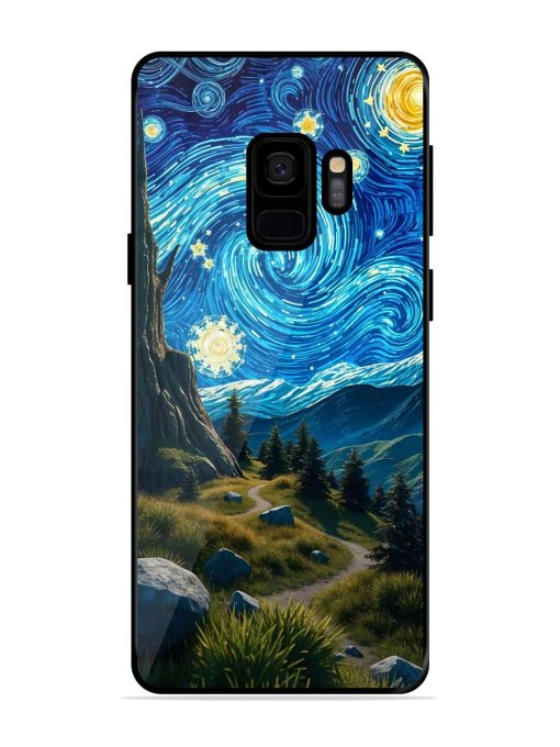 Starry Night In The Shire Glossy Soft Edge Case for Samsung Galaxy S9 Chachhi