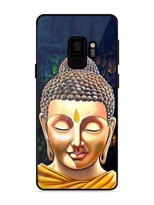 Buddha Face Glossy Soft Edge Case for Samsung Galaxy S9 Chachhi