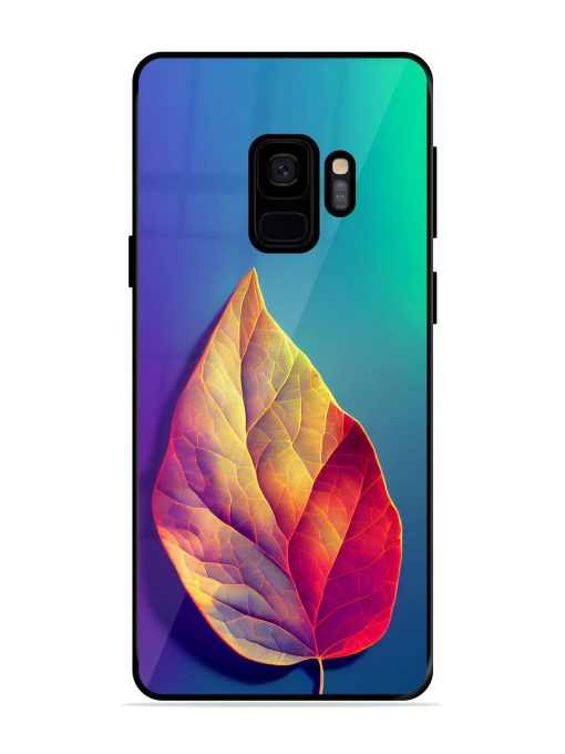 Autumn'S Embrace Glossy Soft Edge Case for Samsung Galaxy S9 Chachhi