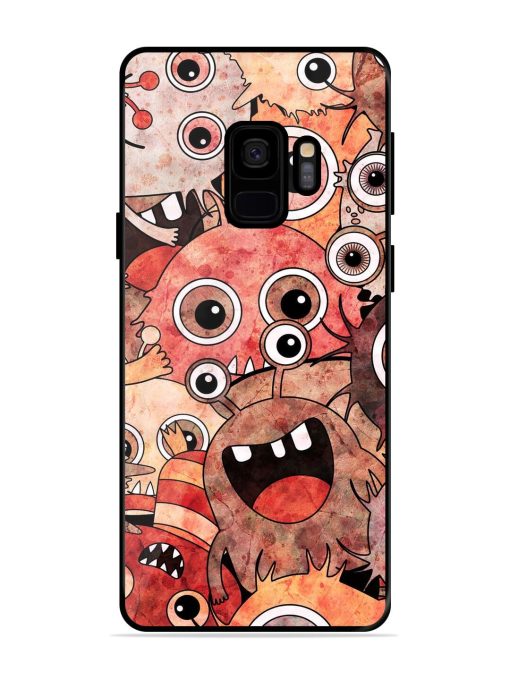 Monster Mash Glossy Soft Edge Case for Samsung Galaxy S9 Chachhi