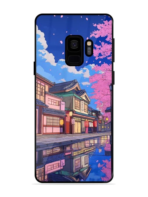 Tranquil Reflections Glossy Soft Edge Case for Samsung Galaxy S9 Chachhi