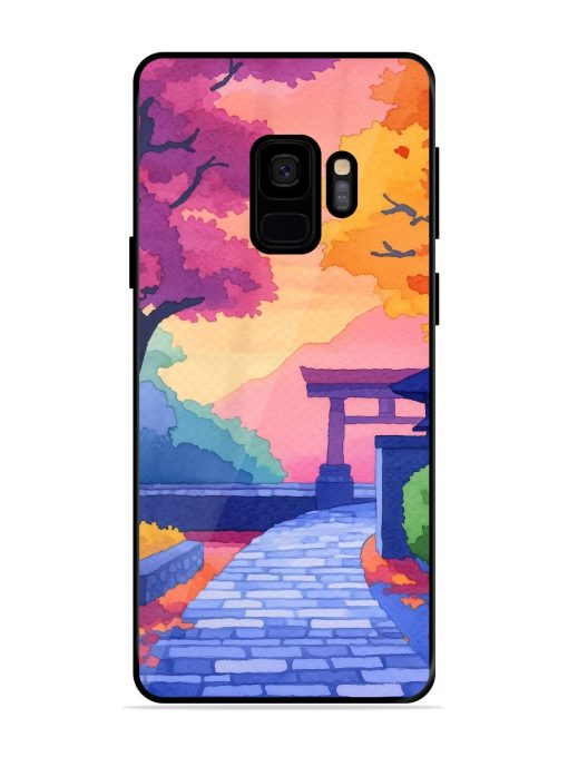 Autumnal Serenity Glossy Soft Edge Case for Samsung Galaxy S9 Chachhi