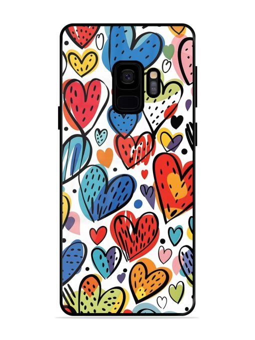 Heartfelt Harmony Glossy Soft Edge Case for Samsung Galaxy S9 Chachhi