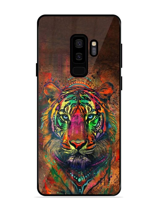 Cosmic Tiger Glossy Soft Edge Case for Samsung Galaxy S9 Plus Chachhi