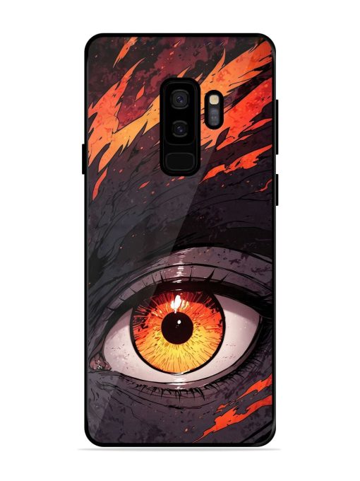 Inferno Gaze Glossy Soft Edge Case for Samsung Galaxy S9 Plus Chachhi