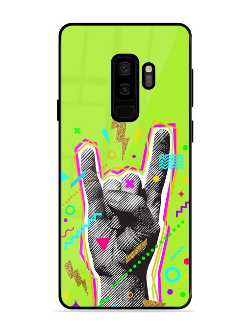 Neon Rock Glossy Soft Edge Case for Samsung Galaxy S9 Plus Chachhi