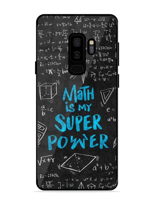 Math Magic Glossy Soft Edge Case for Samsung Galaxy S9 Plus Chachhi