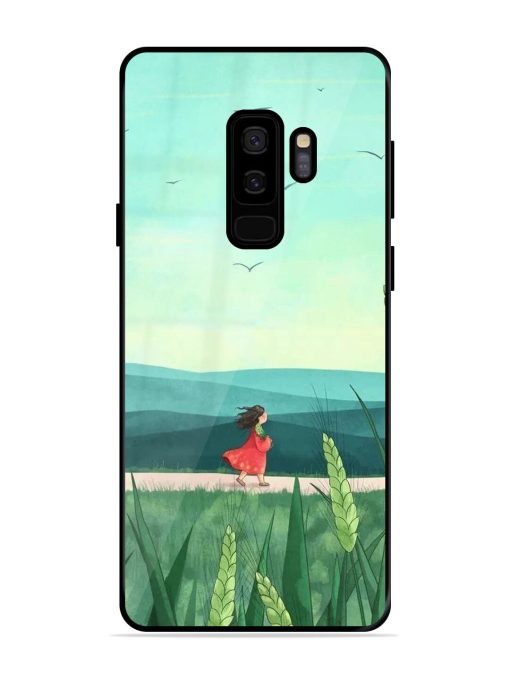 Solitude'S Serenity Glossy Soft Edge Case for Samsung Galaxy S9 Plus Chachhi