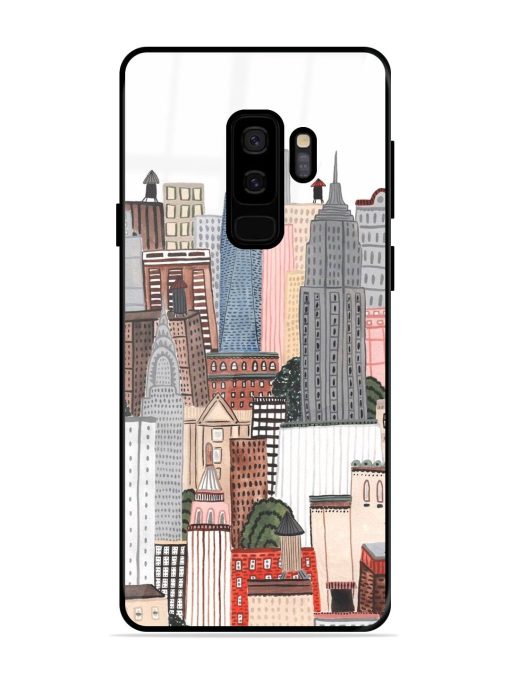 Cityscape Dreams Glossy Soft Edge Case for Samsung Galaxy S9 Plus Chachhi