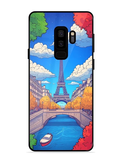 Parisian Panorama Glossy Soft Edge Case for Samsung Galaxy S9 Plus Chachhi