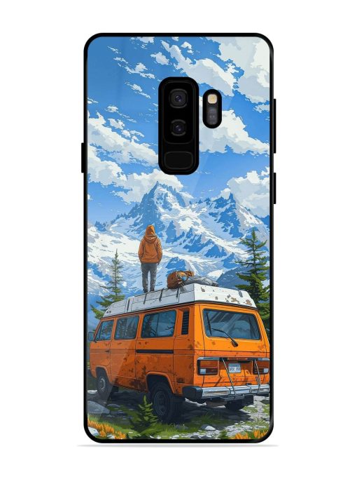 Mountaintop Solitude Glossy Soft Edge Case for Samsung Galaxy S9 Plus Chachhi