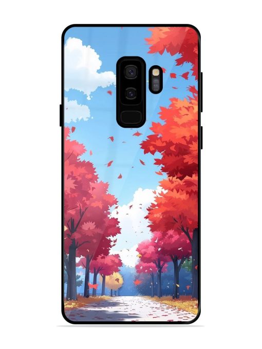 Autumn'S Embrace Glossy Soft Edge Case for Samsung Galaxy S9 Plus Chachhi